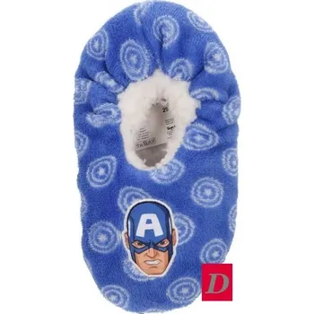 Chlapecké polobotky SUN CITY Bačkory AVENGERS chlupaté modré