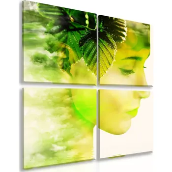 Obraz Malvis ® Čtyřdílný obraz Lesní víla Velikost: 60x60 cm