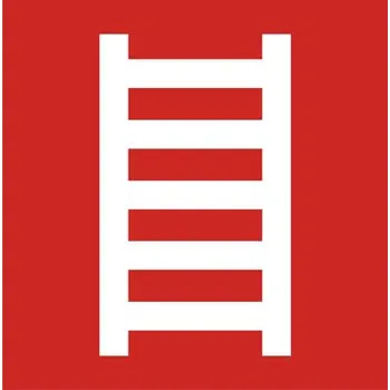 Značení Požární žebřík - samolepka 250 x 250 mm