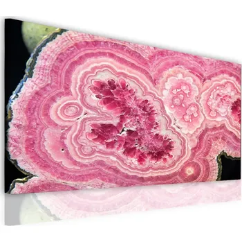 Obraz Malvis ® Obraz růžový achát Velikost: 60x40 cm