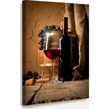 Malvis ® Obraz - Víno Velikost: 60x90 cm