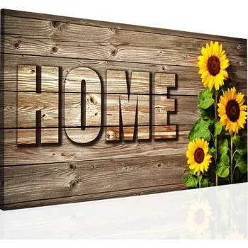 Obraz Malvis ® Obraz na stěnu HOME slunečnice Velikost (šířka x výška): 45x30 cm