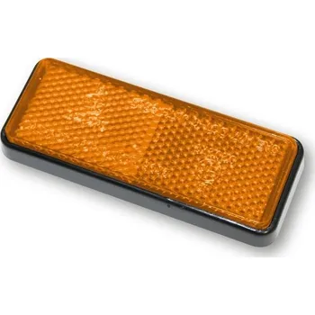 Příslušenství osvětlení automobilu Odrazka nalepovací shin yo - oranžová, 91,5 x 36 mm "e"