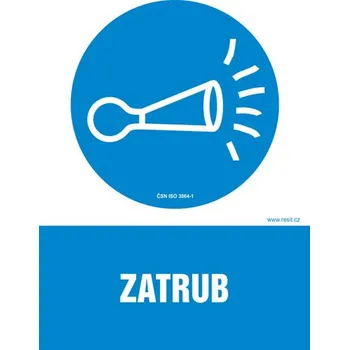 Značení Zatrub - samolepka 140 x 200 mm