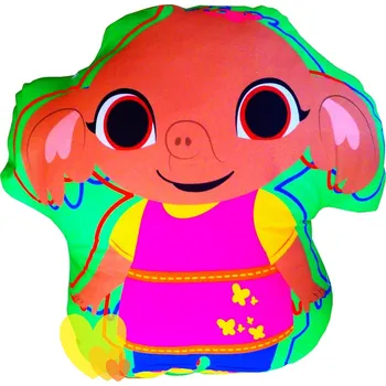 Dekorativní polštářek Polštářek KRÁLÍČEK BING SULA zelený tvarovaný