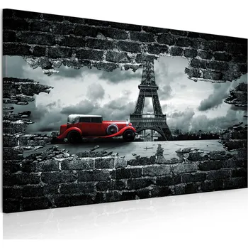 Obraz Malvis ® 3D obraz Eiffelova věž Velikost (šířka x výška): 60x40 cm