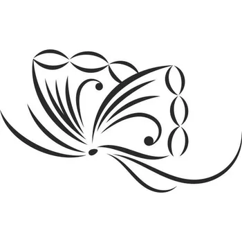 Samolepící dekorace SI0190037E - Japan Butterfly7 - 160 x 95 mm