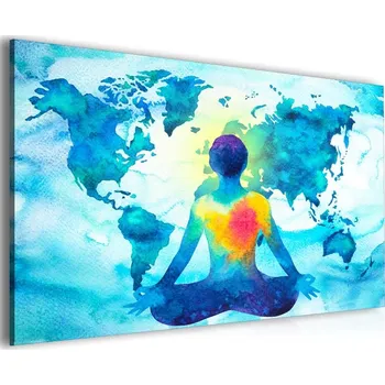 Obraz Malvis ® Abstraktní obraz mapa meditace Velikost: 30x20 cm