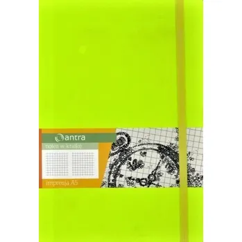 Set školních potřeb Notes A5 Kratka Impresja Limonka ANTRA
