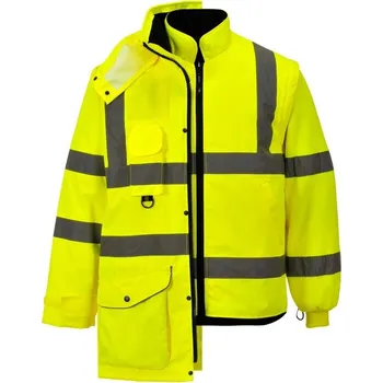 Bunda refl. S427 7v1 traffic žlutá PORTWEST - v6XL