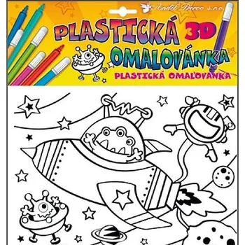omalovánky Plastická omalovánka vesmír 29x27cm