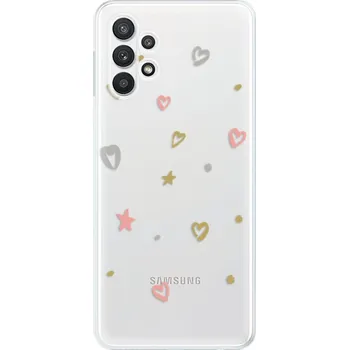 Pouzdro na mobilní telefon Silikonové pouzdro iSaprio - Samsung Galaxy A32 5G - Lovely Pattern (Odolný silikonový kryt, obal, pouzdro iSaprio - Samsung Galaxy A32 5G - Lovely Pattern - skvělá ochrana a pružnost, stylový UV potisk, lehkost, tiskne se v České republice)