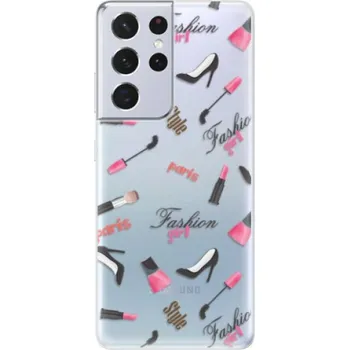 Pouzdro na mobilní telefon Odolné silikonové pouzdro iSaprio - Fashion pattern 01 - Samsung Galaxy S21 Ultra