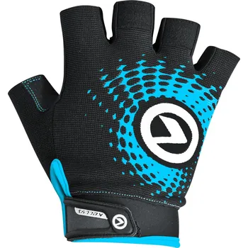 Cyklistické rukavice Kellys Rukavice Impact short black-blue Černá XL