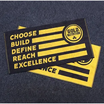 Ručník GoldNutrition Sportovní ručník 68 x 40 cm žlutý