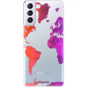 Pouzdro na mobilní telefon Odolné silikonové pouzdro iSaprio - Warm Map - Samsung Galaxy S21+