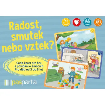 Předškolní výuka Nakladatelství Pasparta Radost, smutek nebo vztek?
