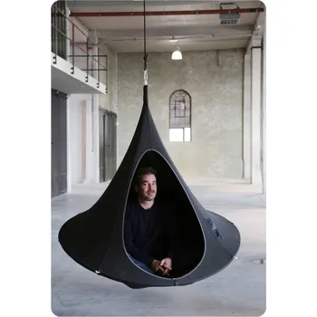 Zahradní houpačka Houpačka hnízdo Cacoon Olefin O1,5m pro jednu osobu černá