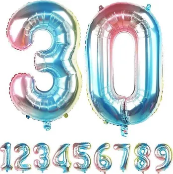 Party dekorace Nafukovací balónky čísla - 7