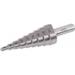 Stupňový vrták, HSS, 4-20mm, 9 st.