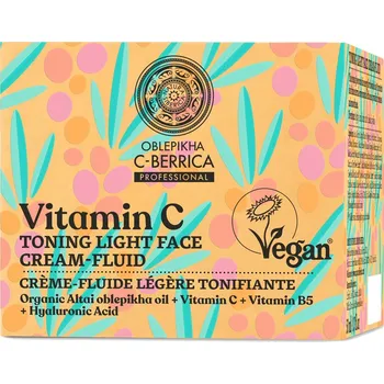 Pleťový krém Natura Siberica Rakytník C-Berric lehký tónující krém s vitaminem C 50 ml