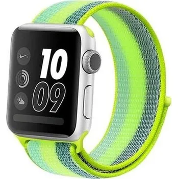 Příslušenství k chytrým hodinkám eses Nylonový řemínek pro Apple Watch - Neonové proužky 38mm, 40mm, 41mm
