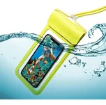 Univerzální voděodolné pouzdro CELLY Splash Bag 2019 pro telefon 6,5", žluté