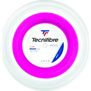 Struna na výplet tenisové rakety Tenisový výplet Tecnifibre Multifeel 200m, pink - 1.35 mm TECNIFIBRE - doprava zdarma