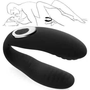 Vibrátor VIBRÁTOR PRO PÁRY - POUŽÍVAT PŘI SEXU - 10 FUNKCÍ – 77986560