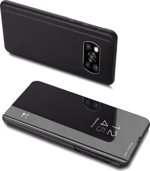 Pouzdro na mobilní telefon Beweare Clear View pro Xiaomi Poco X3 NFC černé