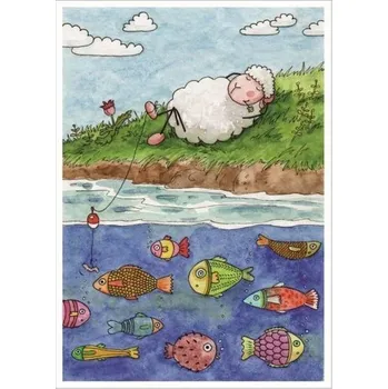 Cestování Pocztówka z kolorowanką - Prowadzi mnie nad wody - Daniel Gruber