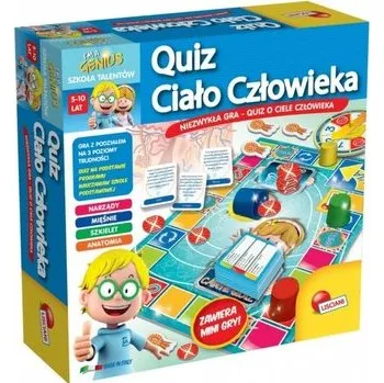 Cizojazyčná kniha Mały Geniusz - Quiz Ciało człowieka