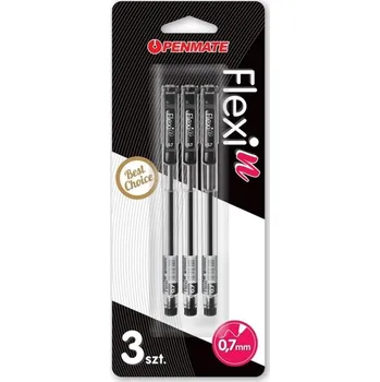 Set školních potřeb Długopis Flexi N czarny 3szt PENMATE