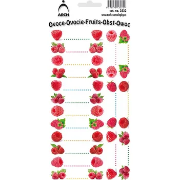 Samolepící etiketa ARCH Samolepící etikety maliny