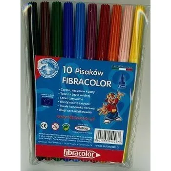 Set školních potřeb Pisaki 539 10 kol. w etui FIBRACOLOR