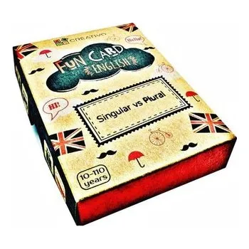 Fun Card English Singular vs Plural CREATIVO