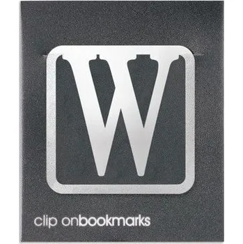 Set školních potřeb Metalowa zakładka - Litera W Clip-on