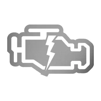 Autodoplněk Samolepka na auto Engine fail 001 motor (42 - stříbrná metalíza) NÁLEPKA, FÓLIE, POLEPY, TUNING, VLASTNÍ TEXT, TISK, AUTOSAMOLEPKY.cz, SAMOLEPKY, OBRÁZEK, LOGO, VÝROBA, PRODEJ