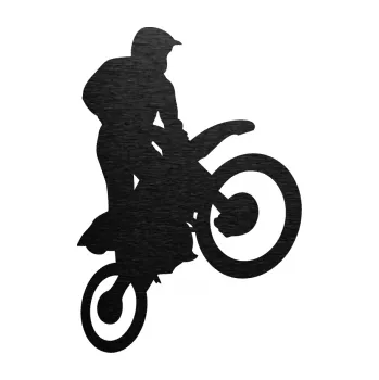 Samolepící dekorace SAMOLEPKA Motorka 035 pravá motokros (63 - škrábaný kov černý) NA AUTO, NÁLEPKA, FÓLIE, POLEP, TUNING, VLASTNÍ TEXT, TISK, AUTOSAMOLEPKY.cz, POLEPY, OBRÁZEK, LOGO, SAMOLEPKY