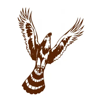 Samolepicí dekorace na vozidlo Predators 078 pravá (15 - hnědá) SAMOLEPKA NA AUTO, NÁLEPKA, FÓLIE, POLEP, TUNING, VLASTNÍ TEXT, TISK, AUTOSAMOLEPKY.cz, POLEPY, OBRÁZEK, LOGO, 3D STICKERS