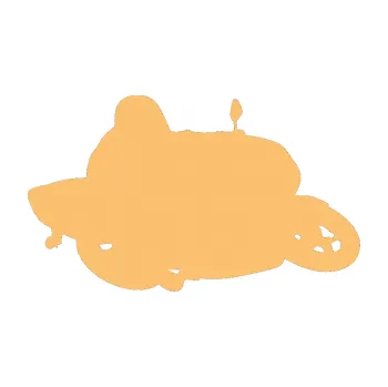 Samolepící dekorace SAMOLEPKA Motorka 009 pravá silniční motorky (08 - béžová) NA AUTO, NÁLEPKA, FÓLIE, POLEP, TUNING, VLASTNÍ TEXT, TISK, AUTOSAMOLEPKY.cz, POLEPY, OBRÁZEK, LOGO, SAMOLEPKY