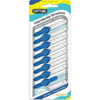 Zubní kartáček Stoddard Original mezizubní kartáčky 1,0 mm (modré), 8 ks