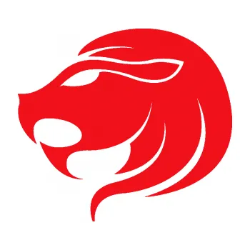 Samolepící dekorace SAMOLEPKA Lev zvěrokruh 002 levá (10 - červená) NA AUTO, NÁLEPKA, FÓLIE, POLEP, TUNING, VLASTNÍ TEXT, TISK, AUTOSAMOLEPKY.cz, POLEPY, OBRÁZEK, LOGO, SAMOLEPKY