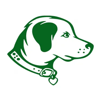 Polep vozidla Pes 058 pravá (20 - tmavě zelená) SAMOLEPKA NA AUTO, NÁLEPKA, FÓLIE, POLEP, TUNING, VLASTNÍ TEXT, TISK, AUTOSAMOLEPKY.cz, POLEPY, OBRÁZEK, LOGO, 3D STICKERS