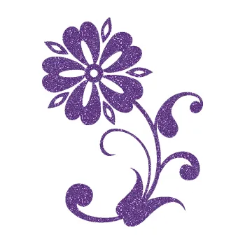 Samolepící dekorace SAMOLEPKA Květina dekor 001 levá (87 - Ultra Metalic fialová) NA AUTO, NÁLEPKA, FÓLIE, POLEP, TUNING, VLASTNÍ TEXT, TISK, AUTOSAMOLEPKY.cz, POLEPY, OBRÁZEK, LOGO, SAMOLEPKY