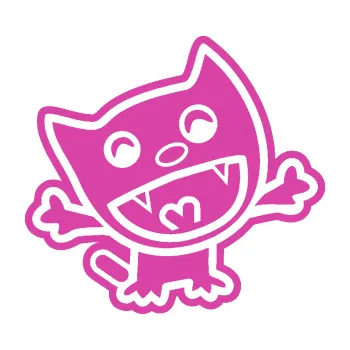 Samolepicí dekorace na vozidlo Happy cat 002 pravá šťastná kočka (16 - růžová) SAMOLEPKA NA AUTO, NÁLEPKA, FÓLIE, POLEP, TUNING, VLASTNÍ TEXT, TISK, AUTOSAMOLEPKY.cz, POLEPY, OBRÁZEK, LOGO, 3D STICKERS