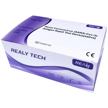 Diagnostický test Realy Tech SARS-CoV-2 Antigen Rapid Test ze slin