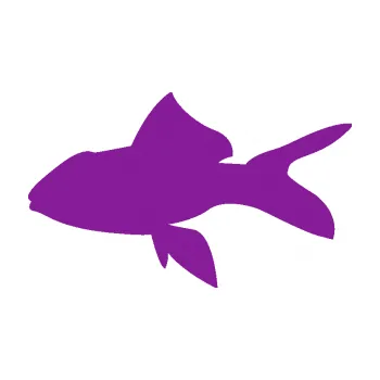 Polep vozidla SAMOLEPKA Ryba 002 levá (14 - fialová) NA AUTO, NÁLEPKA, FÓLIE, POLEP, TUNING, VLASTNÍ TEXT, TISK, AUTOSAMOLEPKY.cz, POLEPY, OBRÁZEK, LOGO, SAMOLEPKY