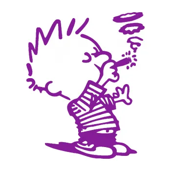 Samolepicí dekorace na vozidlo Boy kouří pravá (14 - fialová) SAMOLEPKA NA AUTO, NÁLEPKA, FÓLIE, POLEP, TUNING, VLASTNÍ TEXT, TISK, AUTOSAMOLEPKY.cz, POLEPY, OBRÁZEK, LOGO, 3D STICKERS