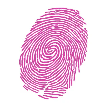 Samolepící dekorace Otisk prstu 001 pravá (16 - růžová) SAMOLEPKA NA AUTO, NÁLEPKA, FÓLIE, POLEP, TUNING, VLASTNÍ TEXT, TISK, AUTOSAMOLEPKY.cz, POLEPY, OBRÁZEK, LOGO, 3D STICKERS